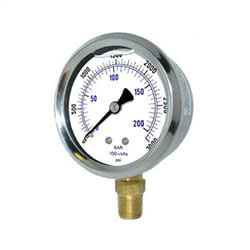 PIC Liquid Filled Pressure Gauges